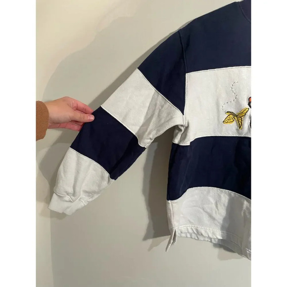 Vintage 90s Pooh 100 Acres Collection Tigger Striped Crewneck Sweatshirt - Picture 4 of 9